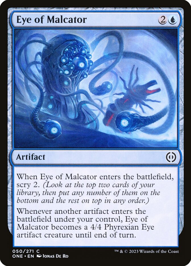 Eye of Malcator 50/271 (Phyrexia: All Will Be One)  - Foil