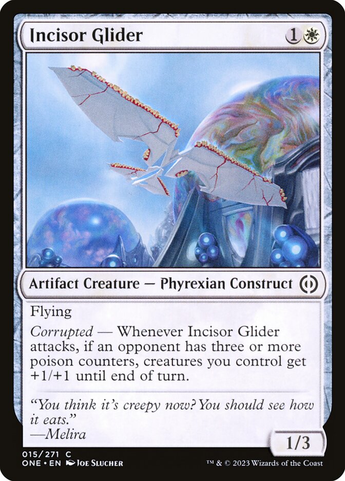 Incisor Glider 15/271 (Phyrexia: All Will Be One)  - Foil