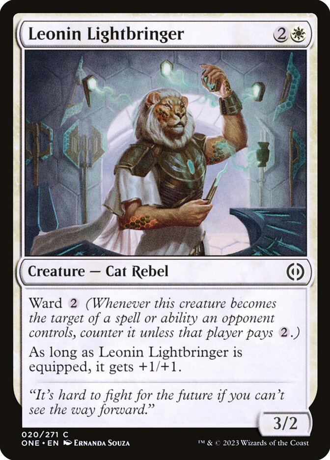 Leonin Lightbringer 20/271 (Phyrexia: All Will Be One)  - Foil