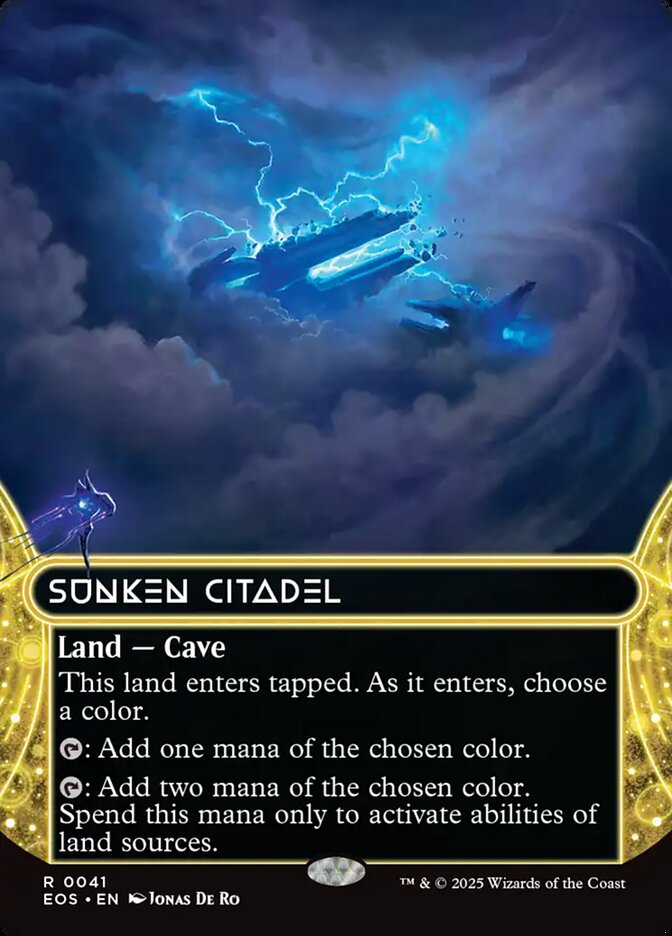 Sunken Citadel 41/45 (Edge of Eternities: Stellar Sights)  - Borderless