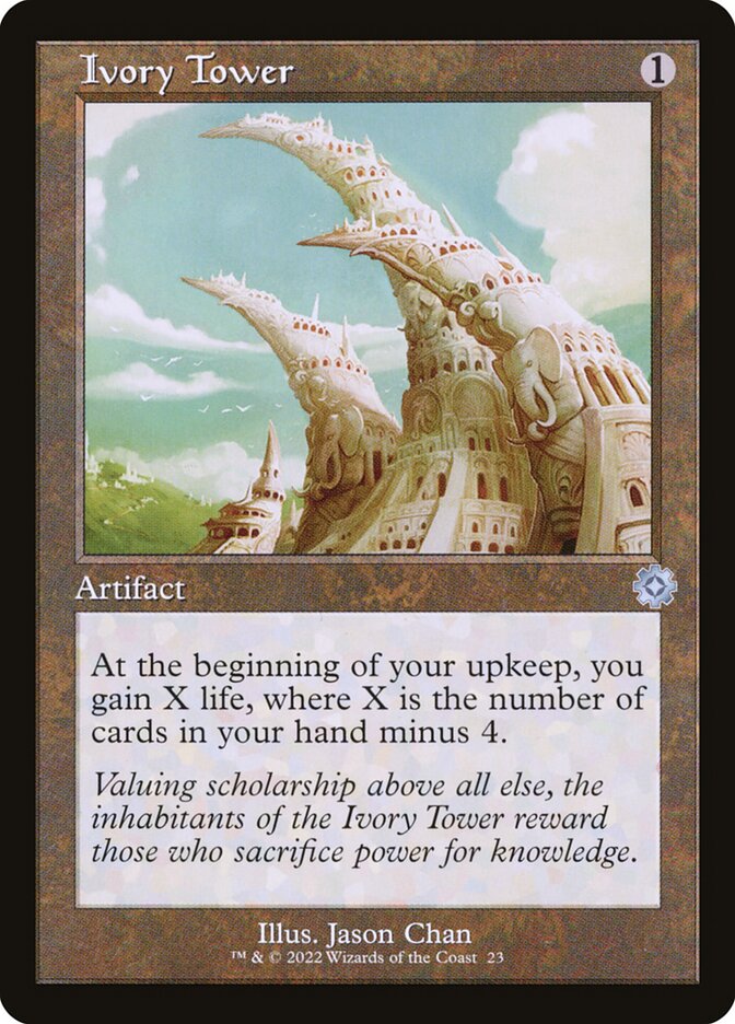 Ivory Tower 23/63 (The Brothers' War: Retro Frame Artifacts)  - Foil