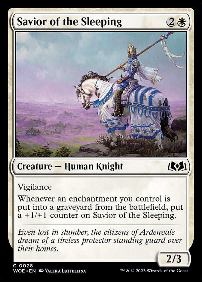 Savior of the Sleeping 28/276 (Wilds of Eldraine)  - Foil