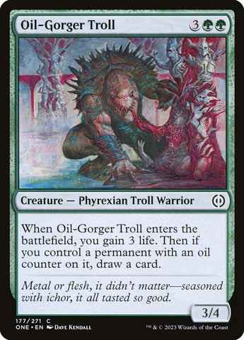 Oil-Gorger Troll 177/271 (Phyrexia: All Will Be One) 