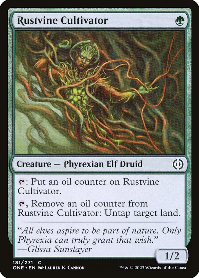 Rustvine Cultivator 181 (Phyrexia: All Will Be One) 