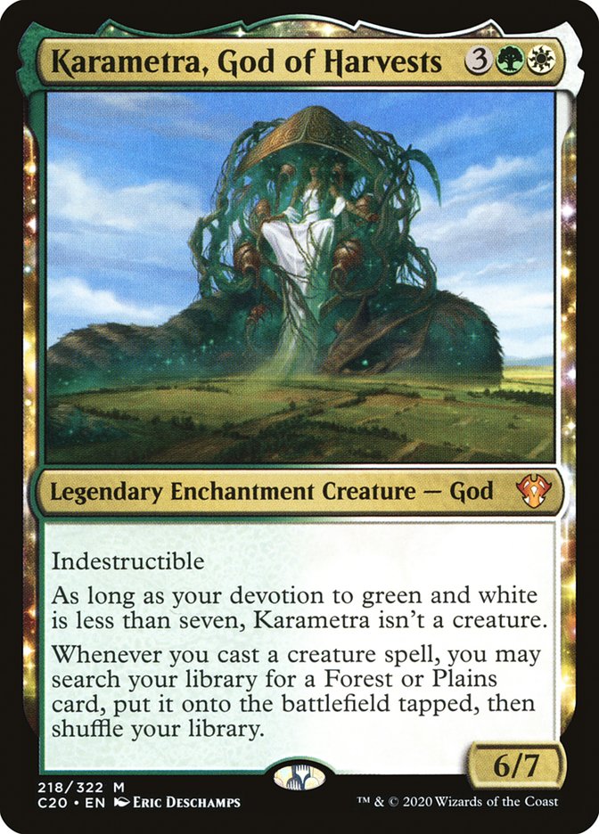 Karametra, God of Harvests 218/322 (Commander 2020) 
