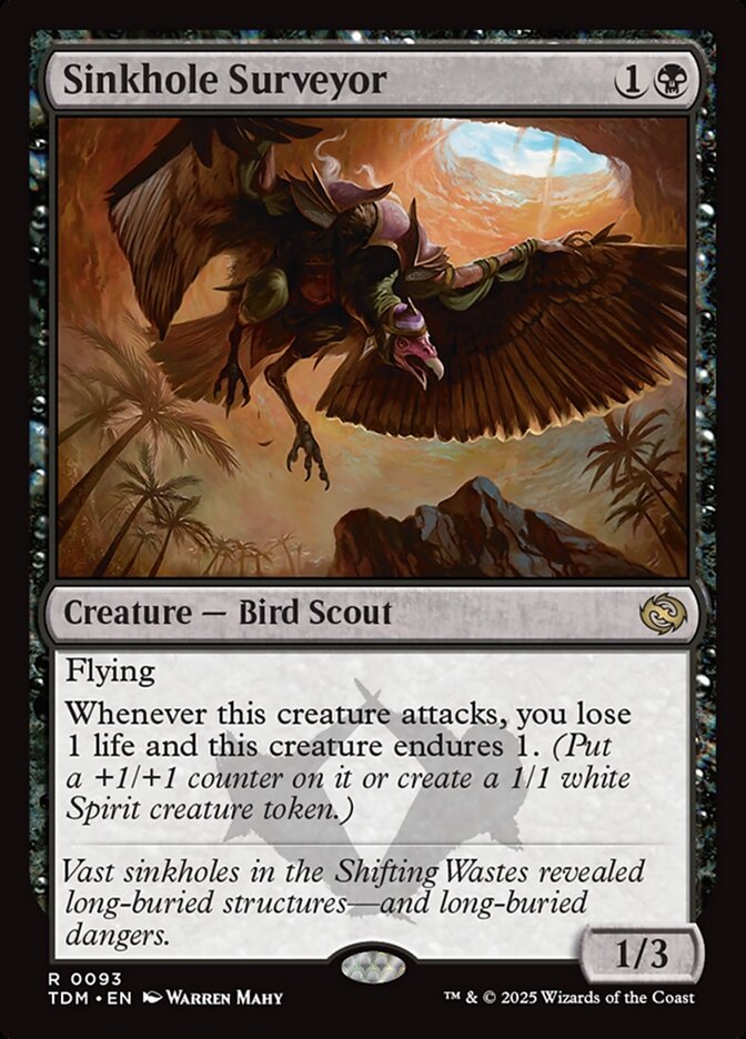 Sinkhole Surveyor 93 (Tarkir: Dragonstorm)  - Foil