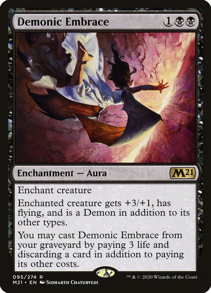Demonic Embrace 95 (Core Set 2021) 