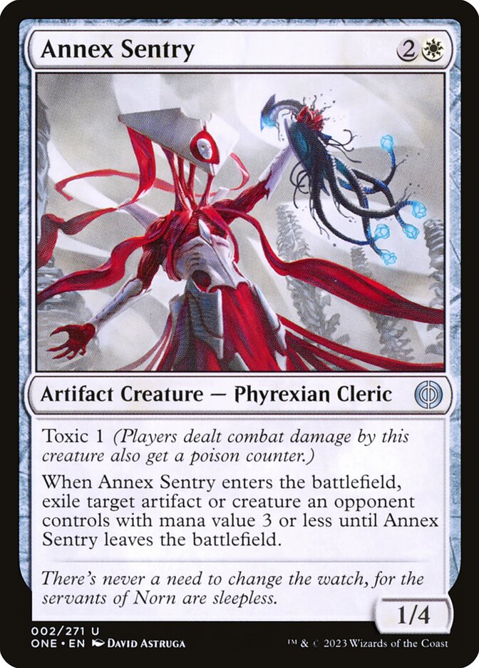 Annex Sentry 2/271 (Phyrexia: All Will Be One)  - Foil