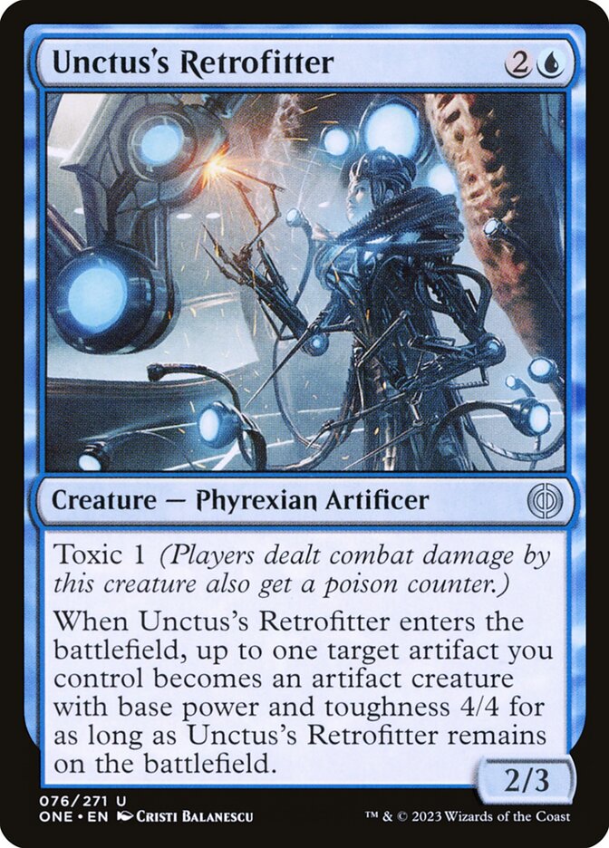 Unctus's Retrofitter 76/271 (Phyrexia: All Will Be One)  - Foil