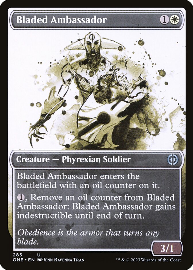 Bladed Ambassador 285/271 (Phyrexia: All Will Be One)  - Showcase Foil
