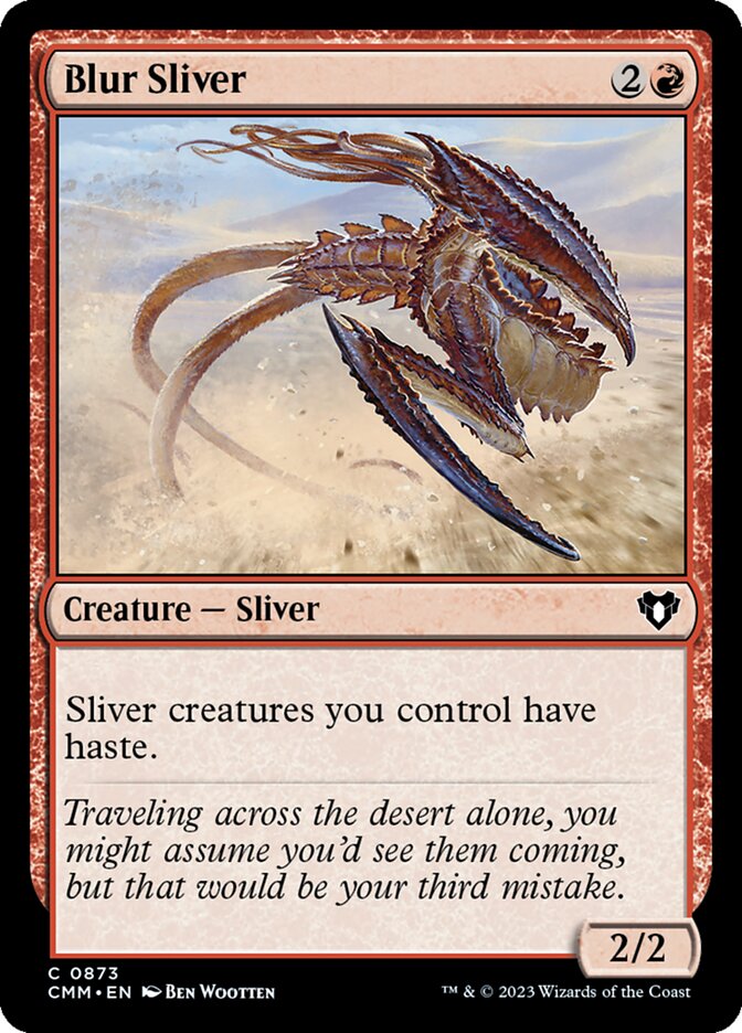 Blur Sliver 873/451 (Commander Masters) 