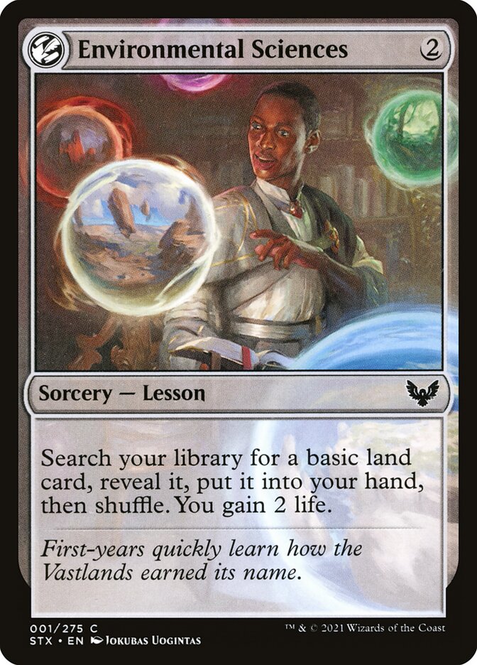 Environmental Sciences 1 (Strixhaven: School of Mages)  - Foil