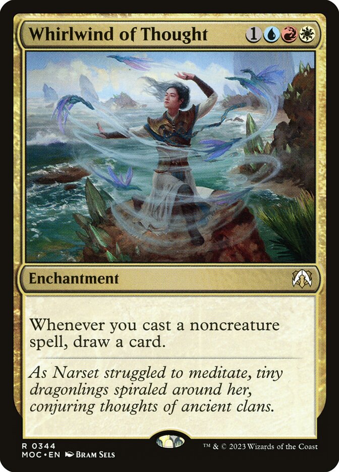 Whirlwind of Thought 344/444 (Commander: March of the Machine) 