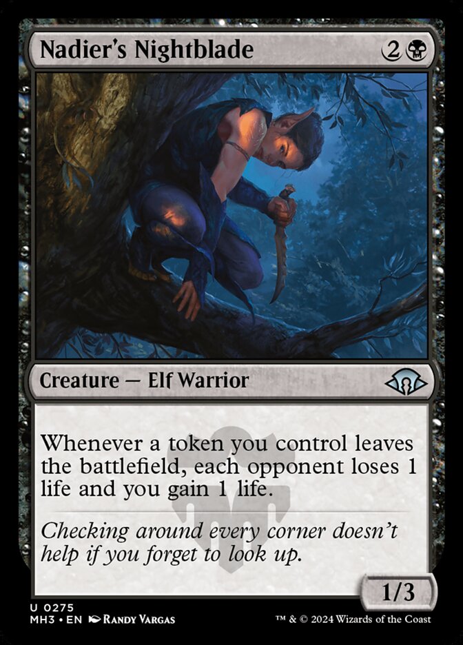 Nadiers Nightblade 275 (Modern Horizons 3)  - Foil