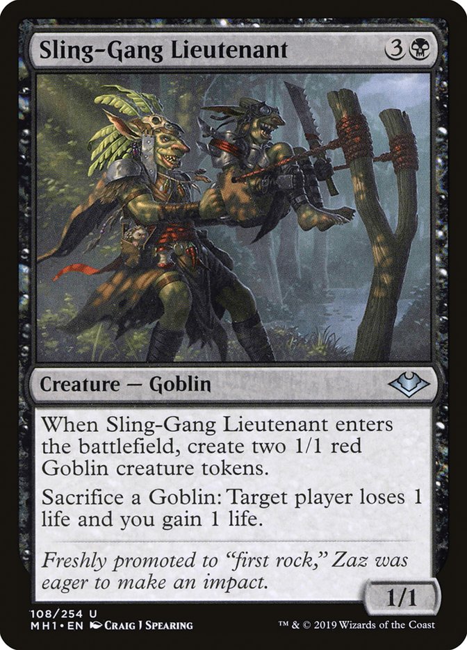 Sling-Gang Lieutenant 108/254 (Modern Horizons) 