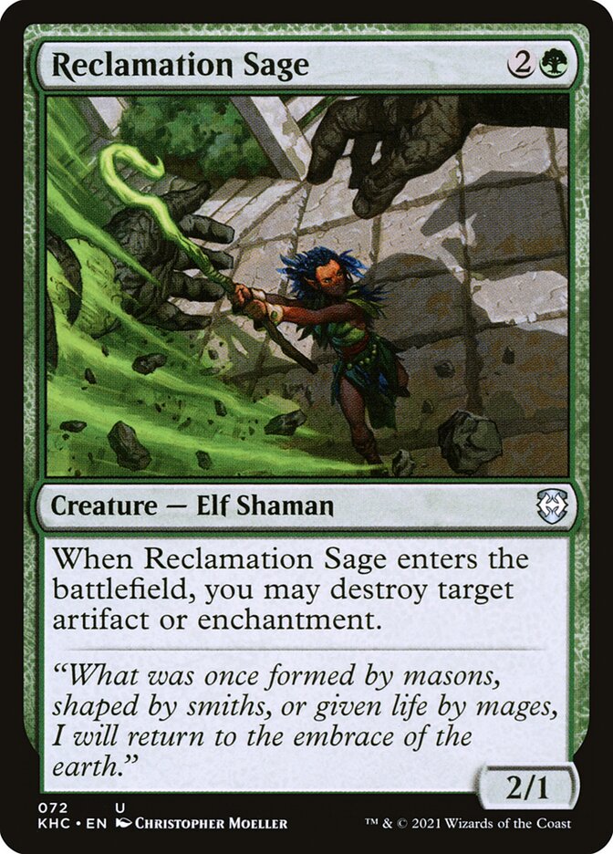 Reclamation Sage 72/1 (Commander: Kaldheim) 