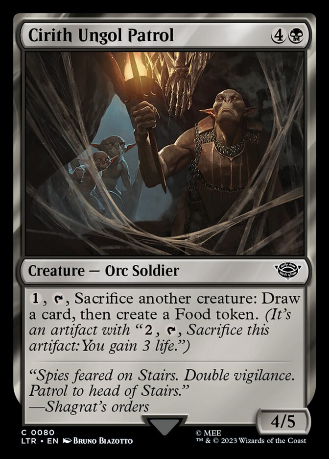 Cirith Ungol Patrol 80 (Universes Beyond: The Lord of the Rings: Tales of Middle-earth)  - Foil