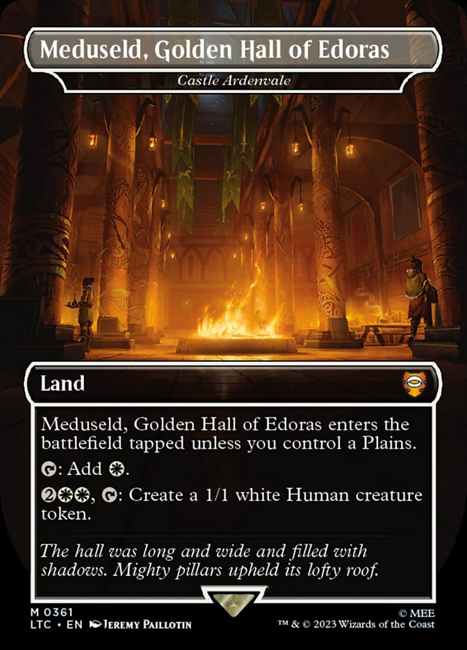 Meduseld, Golden Hall of Edoras - Castle Ardenvale 361 (Commander: The Lord of the Rings: Tales of Middle-earth)  - Borderless