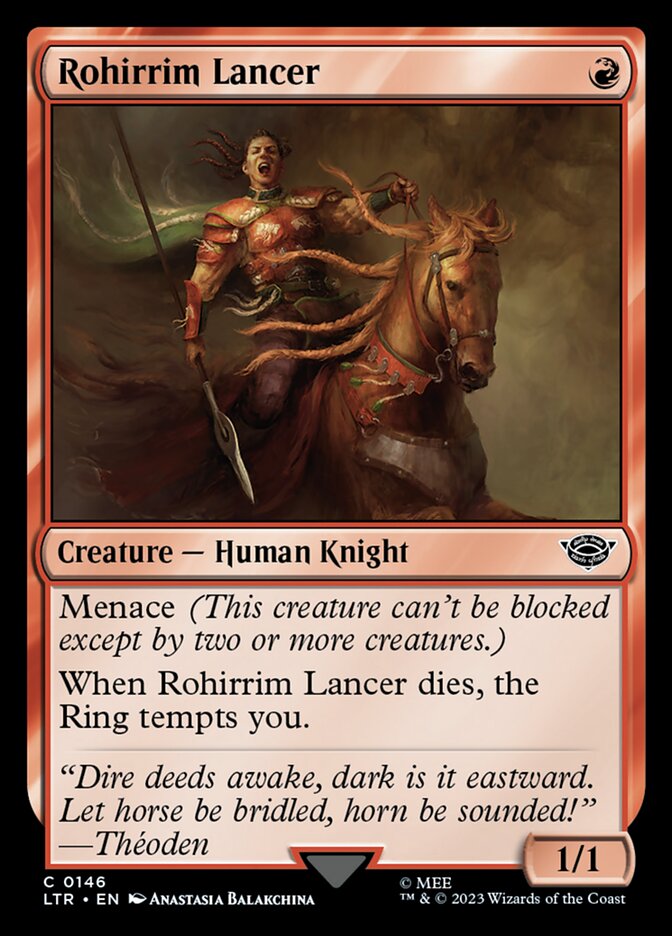 Rohirrim Lancer 146 (Universes Beyond: The Lord of the Rings: Tales of Middle-earth)  - Foil