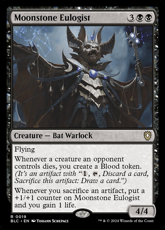 Moonstone Eulogist 19 (Commander: Bloomburrow) 