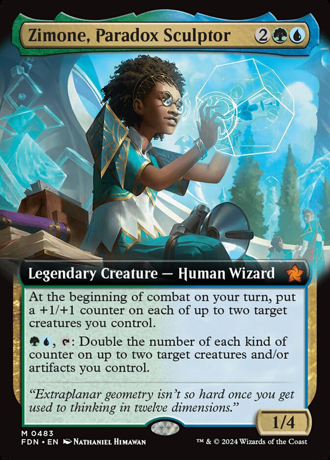 Zimone, Paradox Sculptor 483 (Foundations)  - Extended Art