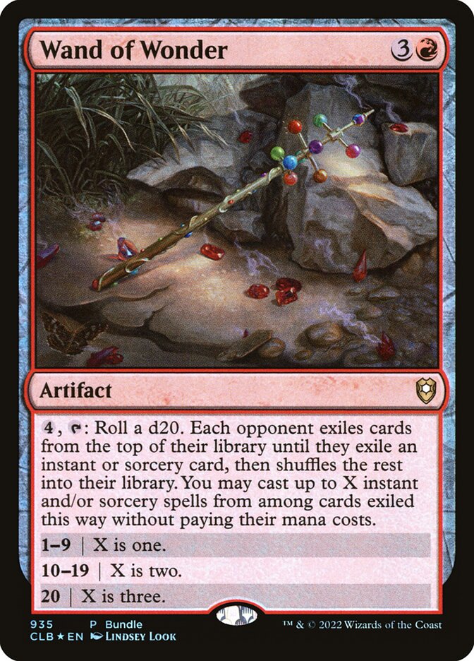 Wand of Wonder CLB Bundle 935 (Unique and Miscellaneous Promos)  - Foil