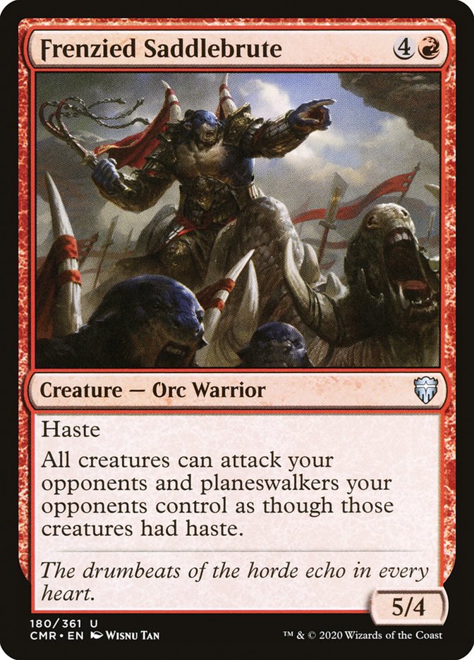 Frenzied Saddlebrute 180 (Commander Legends) 
