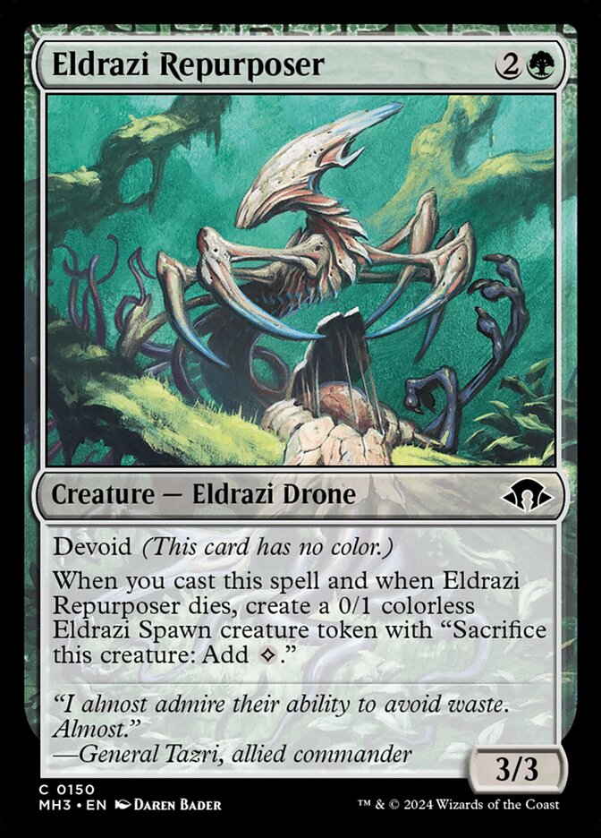 Eldrazi Repurposer 150/319 (Modern Horizons 3)  - Foil