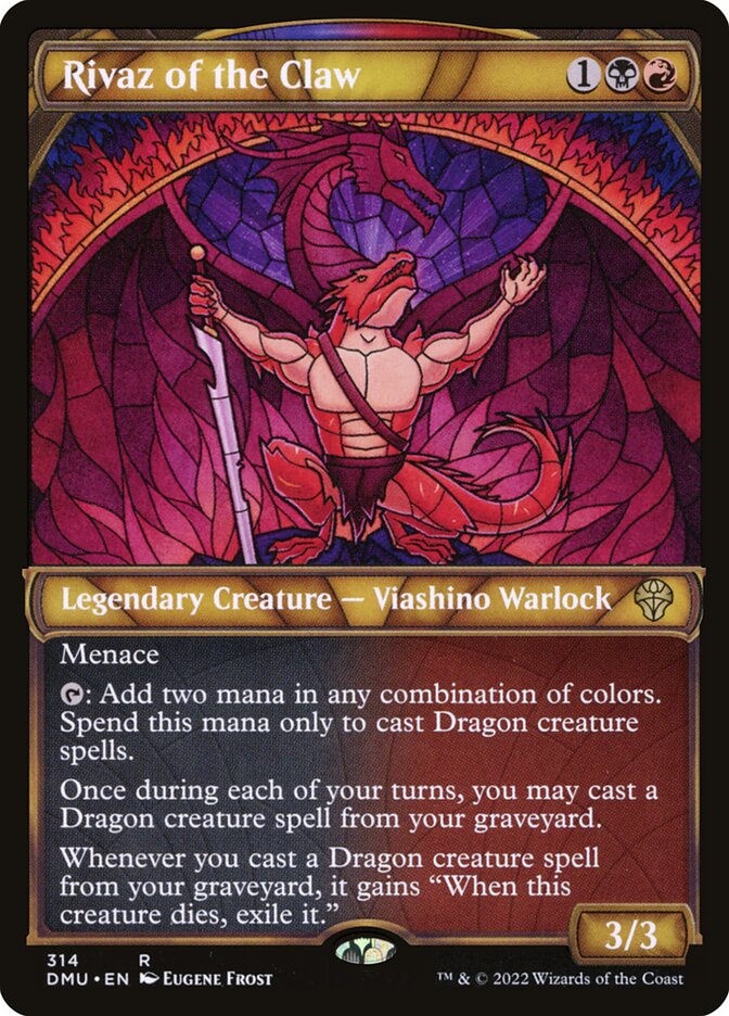 Rivaz of the Claw 314 (Dominaria United)  - Foil
