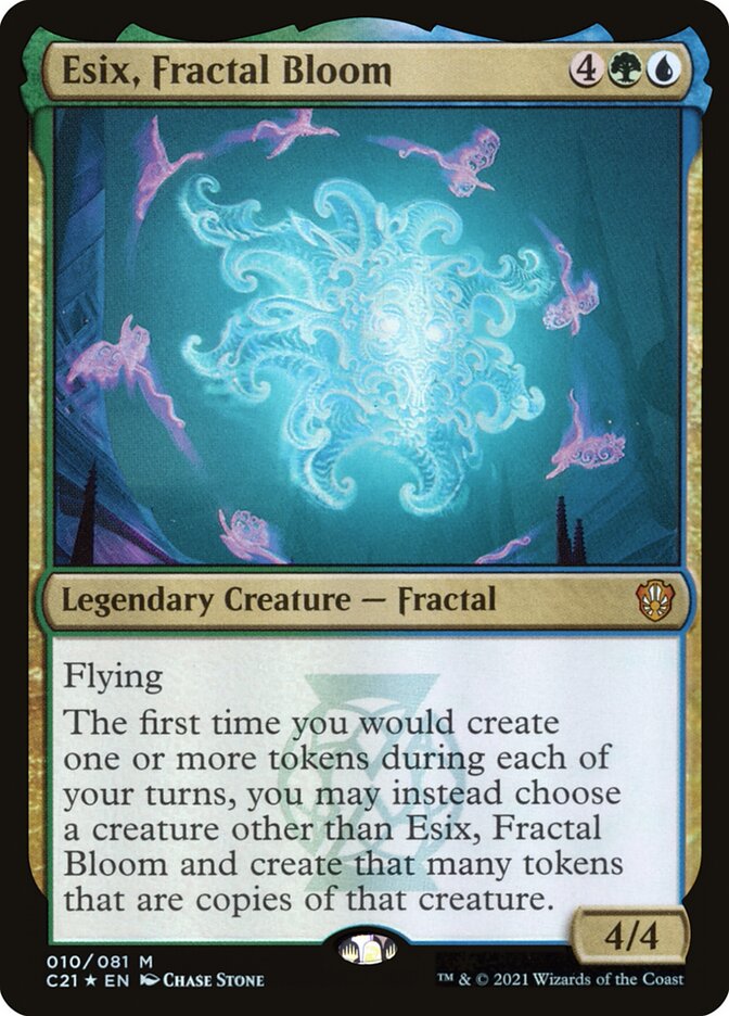 Esix, Fractal Bloom 10/81 (Commander 2021)  - Foil
