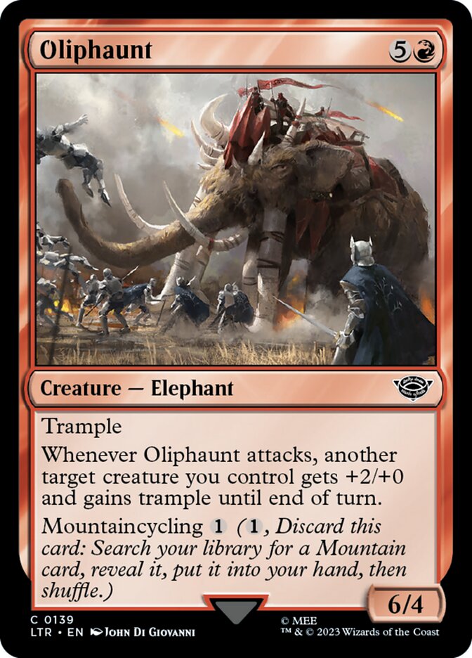 Oliphaunt 139 (Universes Beyond: The Lord of the Rings: Tales of Middle-earth) 