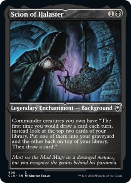 Scion of Halaster 498 (Commander Legends: Battle for Baldur's Gate)  - Etched Foil