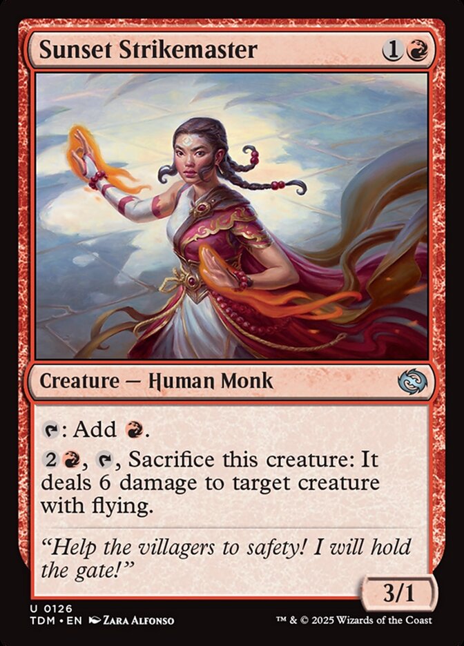 Sunset Strikemaster 126 (Tarkir: Dragonstorm) 