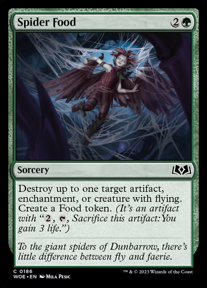 Spider Food 186 (Wilds of Eldraine)  - Foil