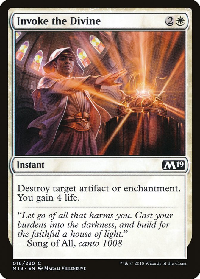 Invoke the Divine 16/280 (Core Set 2019) 
