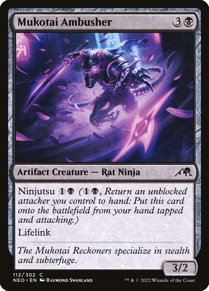 Mukotai Ambusher 112/302 (Kamigawa: Neon Dynasty) 