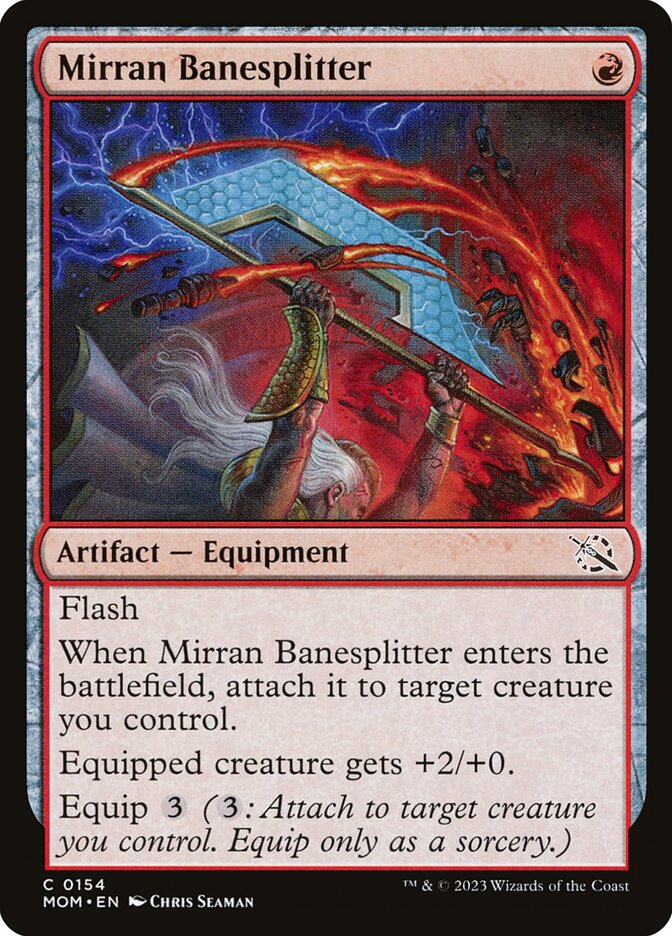 Mirran Banesplitter 154/291 (March of the Machine)  - Foil