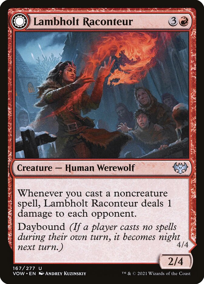 Lambholt Raconteur // Lambholt Ravager 167/277 (Innistrad: Crimson Vow) 