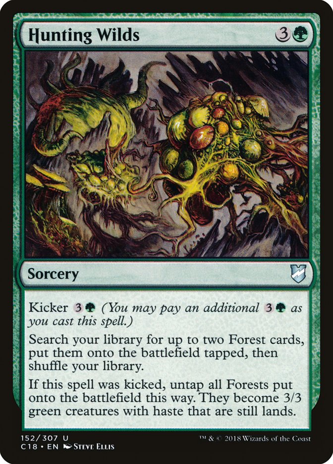 Hunting Wilds 152/307 (Commander 2018) 
