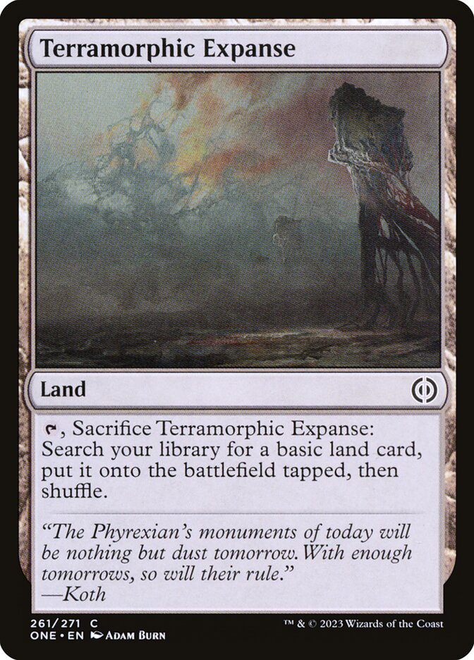 Terramorphic Expanse 261 (Phyrexia: All Will Be One) 