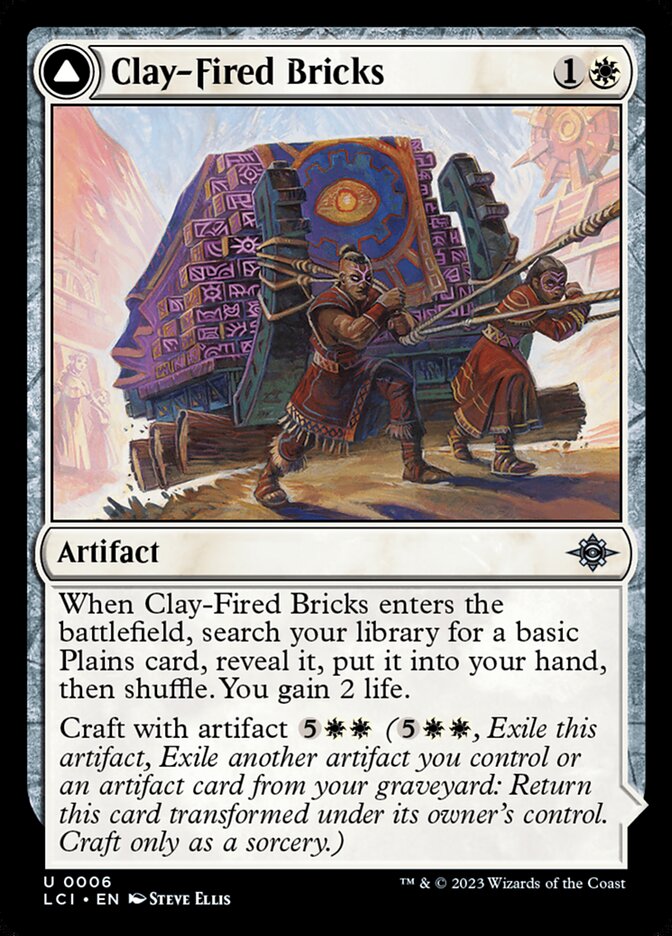 Clay-Fired Bricks // Cosmium Kiln 6/291 (The Lost Caverns of Ixalan) 