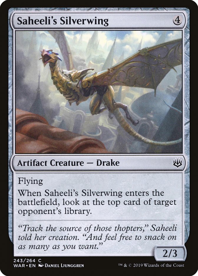 Saheeli's Silverwing 243/264 (War of the Spark) 