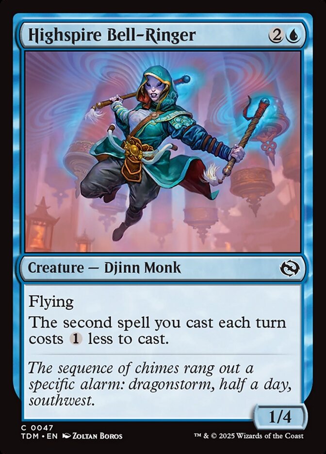 Highspire Bell-Ringer 47 (Tarkir: Dragonstorm)  - Foil