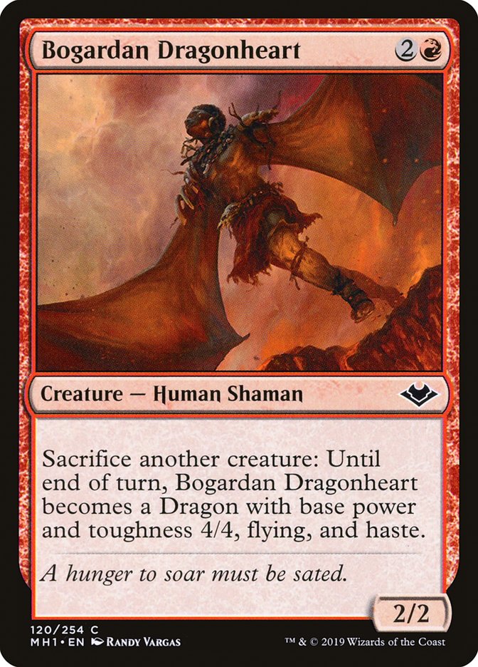 Bogardan Dragonheart 120/254 (Modern Horizons)  - Foil
