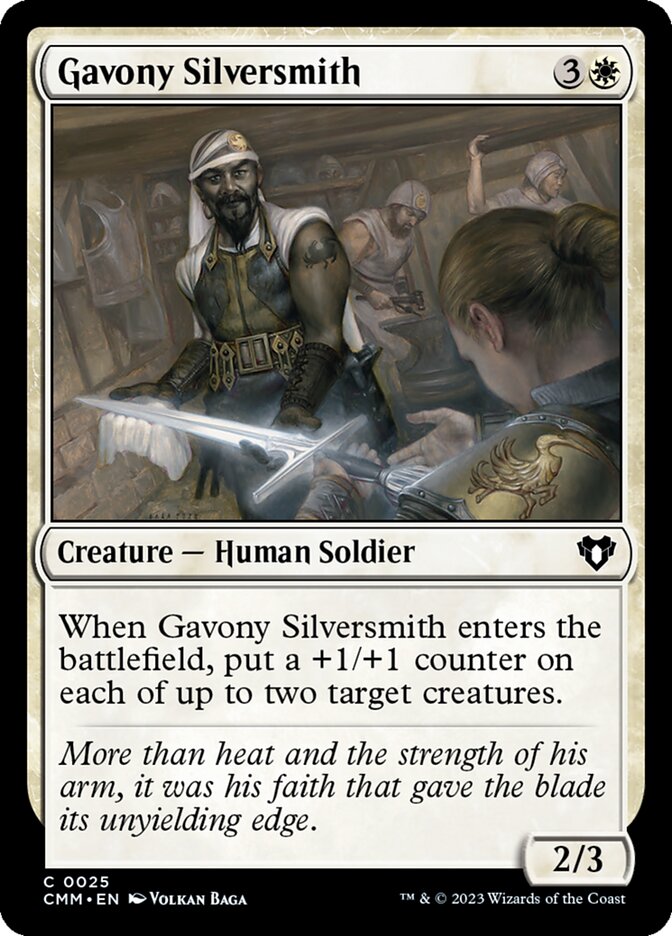 Gavony Silversmith 25/451 (Commander Masters) 