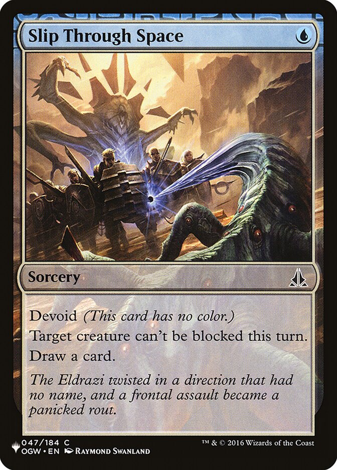 Slip Through Space OGW-47/5075 (The List Reprints) 