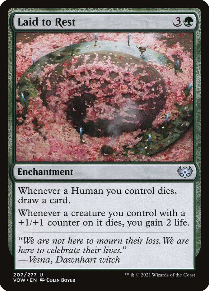 Laid to Rest 207/277 (Innistrad: Crimson Vow)  - Foil