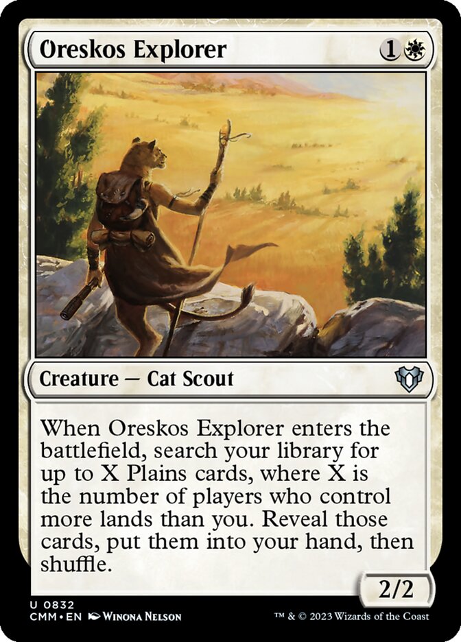 Oreskos Explorer 832/451 (Commander Masters) 