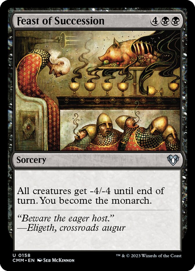 Feast of Succession 158/451 (Commander Masters) 