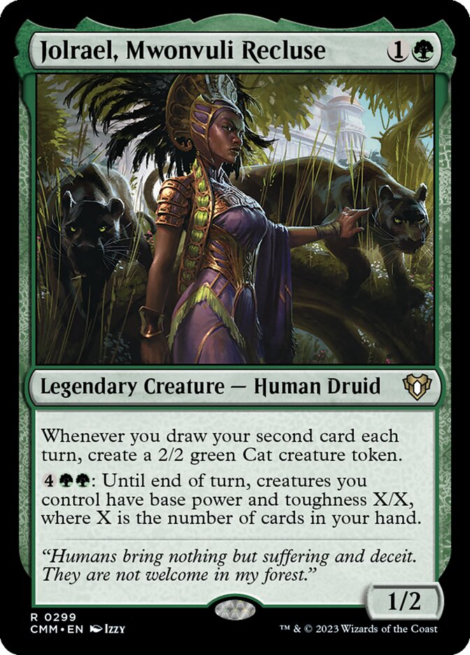 Jolrael, Mwonvuli Recluse 299/451 (Commander Masters) 